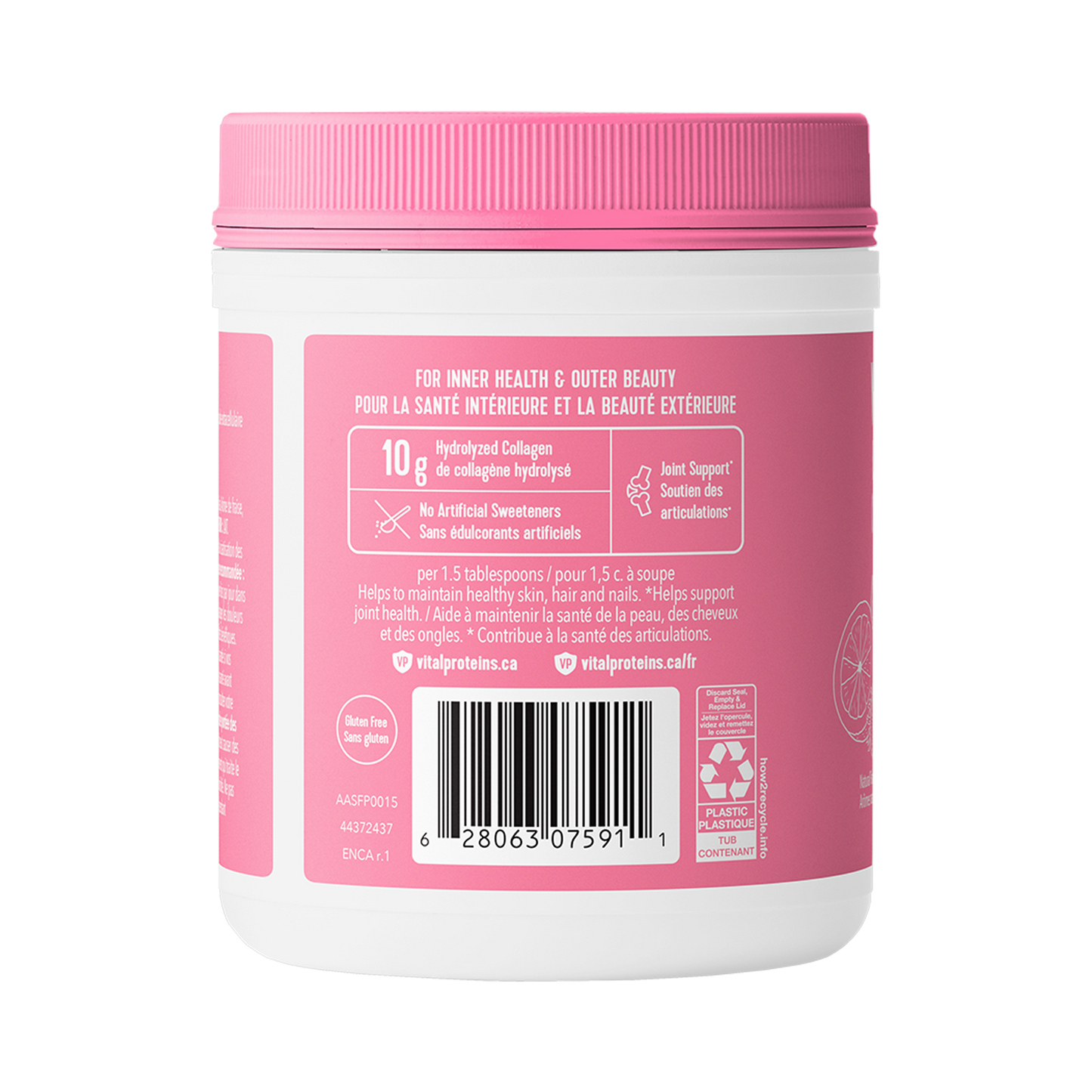 Beauty Collagen Peptides 201 g - Strawberry Lemon