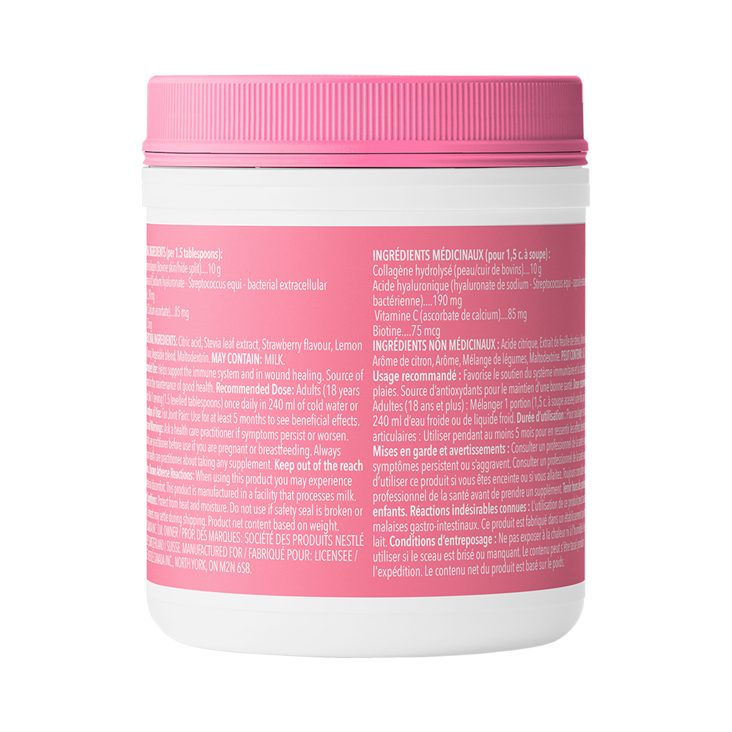Beauty Collagen Peptides 201 g - Strawberry Lemon