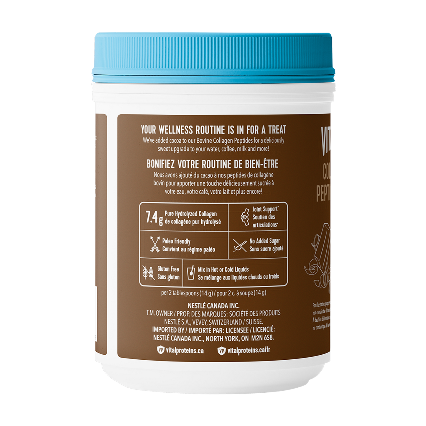 Chocolate Collagen Peptides 275g - Chocolate