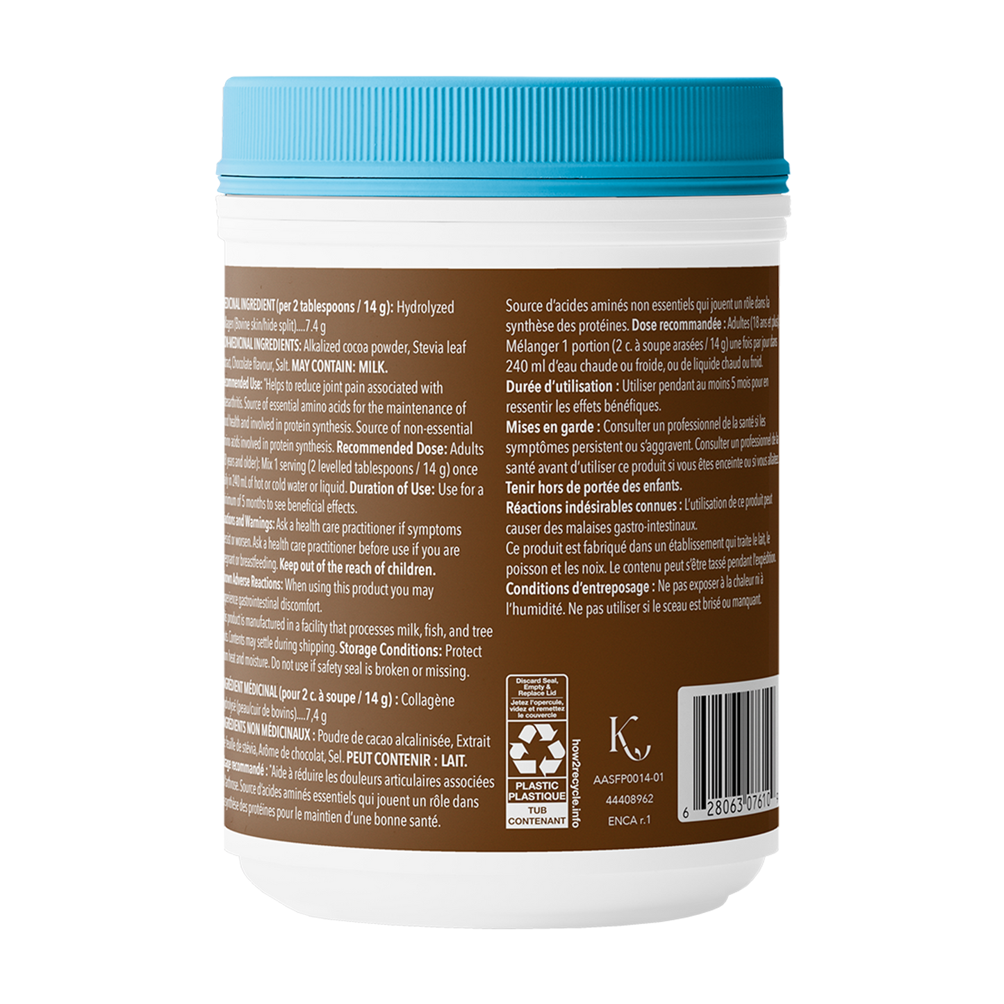 Chocolate Collagen Peptides 275g - Chocolate