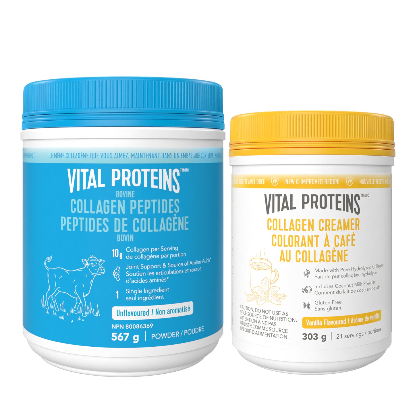 Value Size Collagen & Creamer (Vanilla Flavoured) Savings Pack