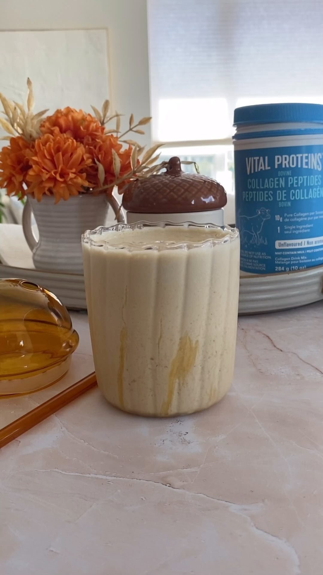 Salted Caramel Collagen Coffee Milkshake