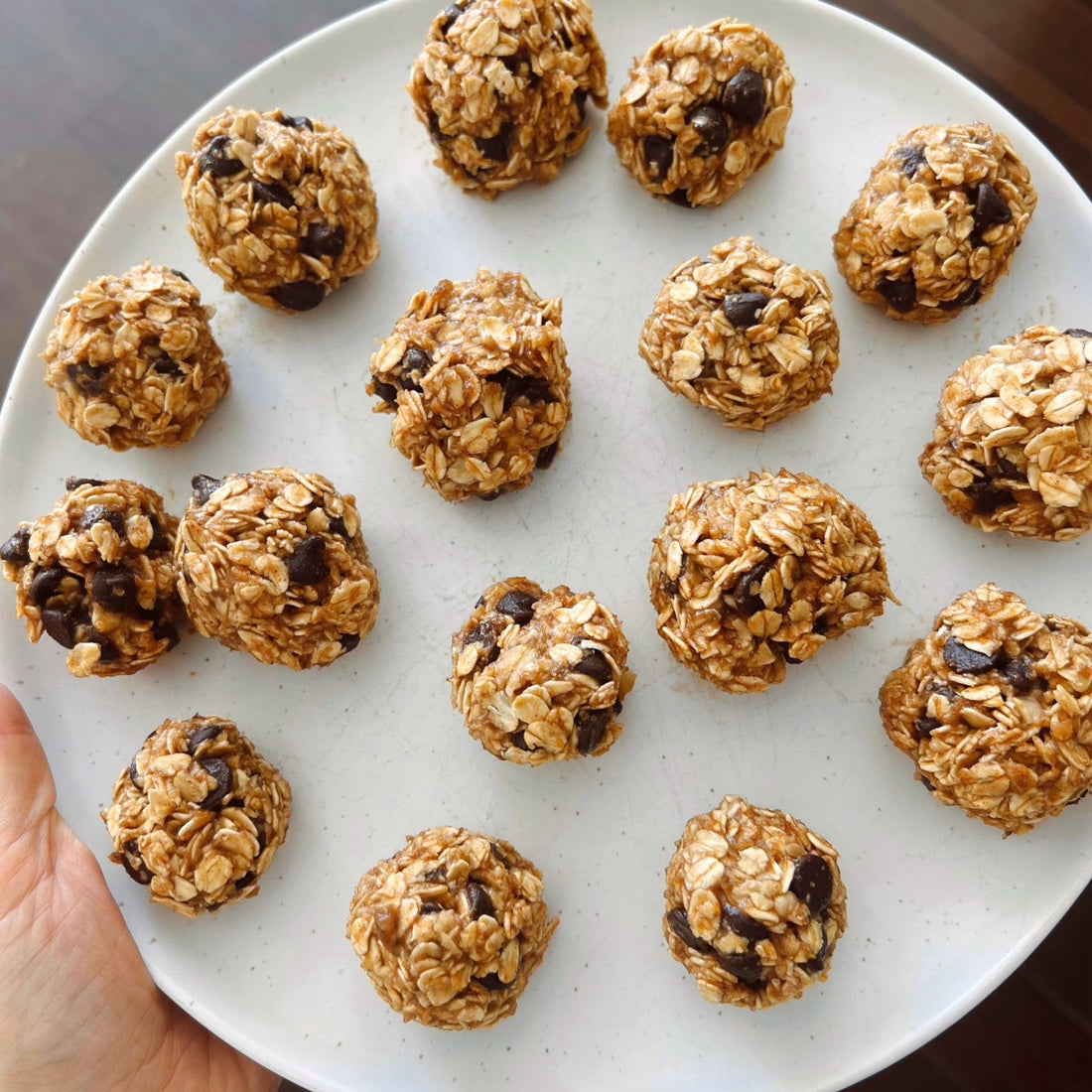 No Bake Banana Chocolate Chip Collagen Bites